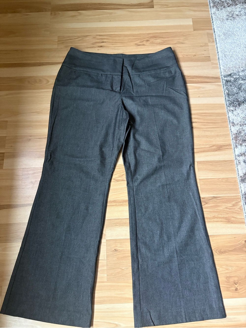 INC International Concepts Charcoal Straight Dress Pants